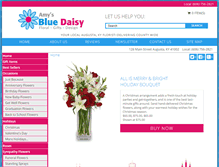 Tablet Screenshot of amysbluedaisyflowers.com